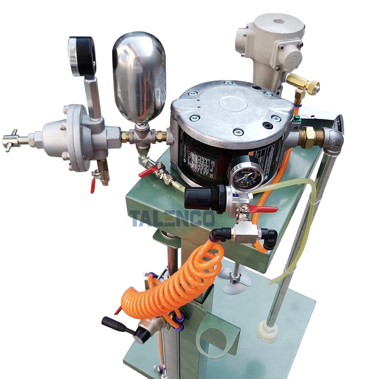 double diaphragm pump with agitator and lifter