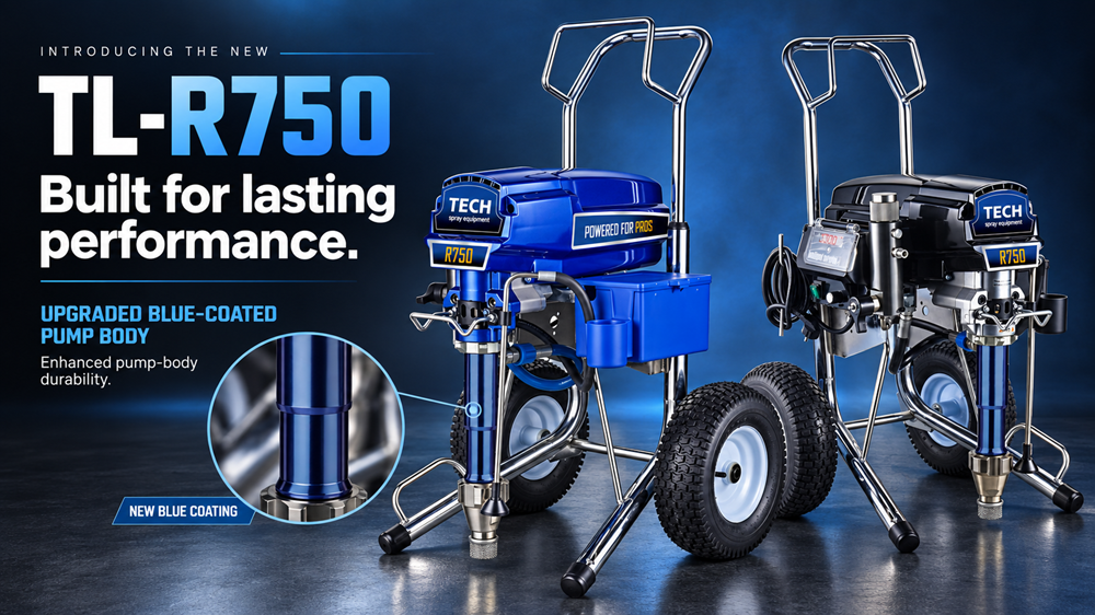R750 with blue lower pump